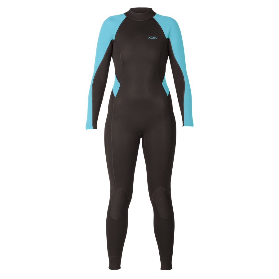 3mm Womens Axis Flatlock Black/Blue