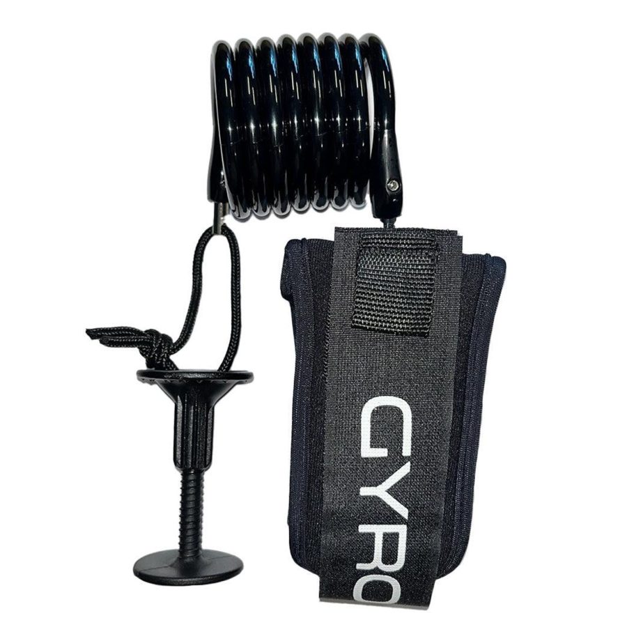 Gyroll Bodyboard Bicep Leash – Black