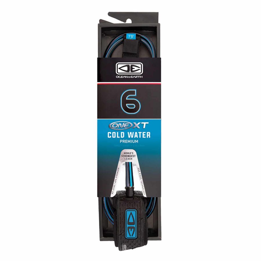 6'0 One-Xt Cold Water Leash - Black Blue
