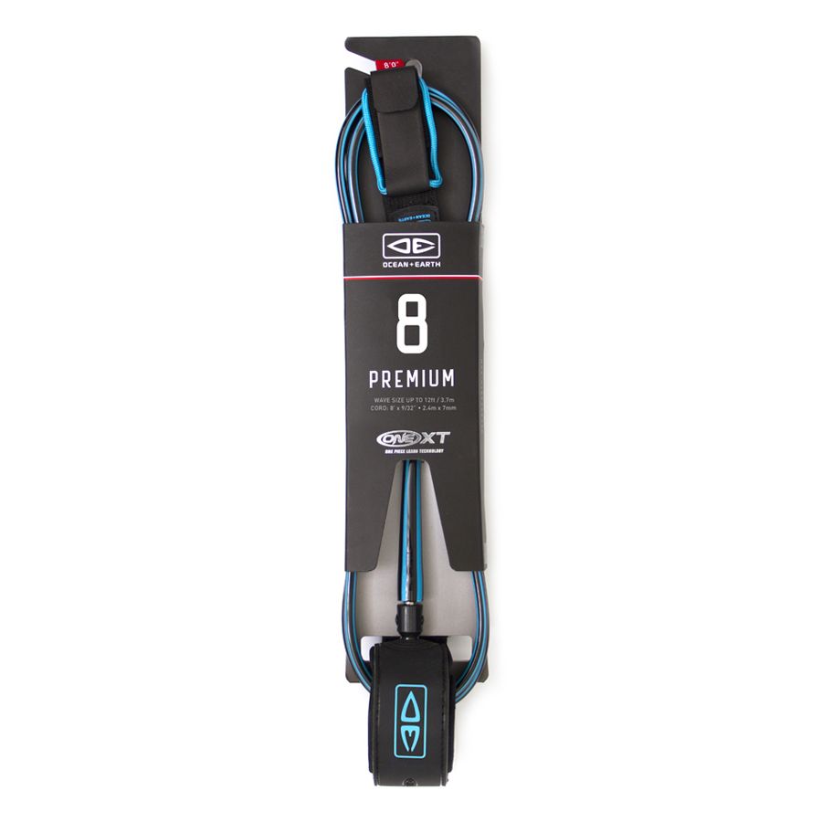 8'0 Premium One-Xt Leash Blue