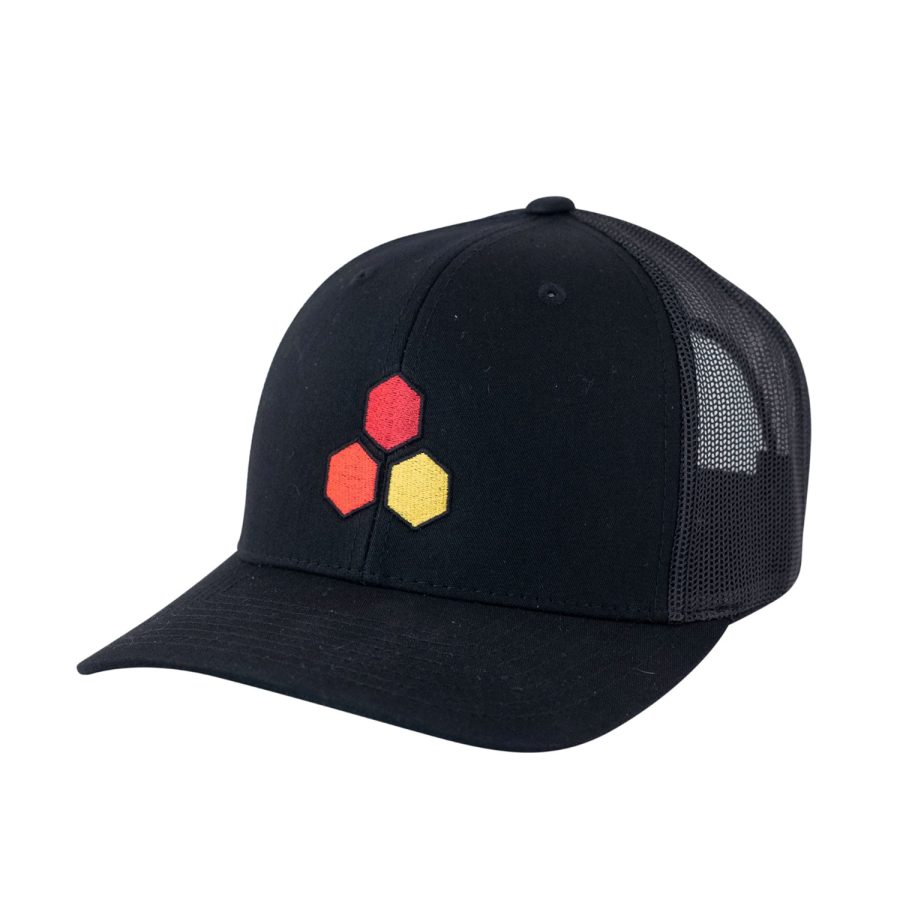 CI Classic Hex Trucker Cap Black