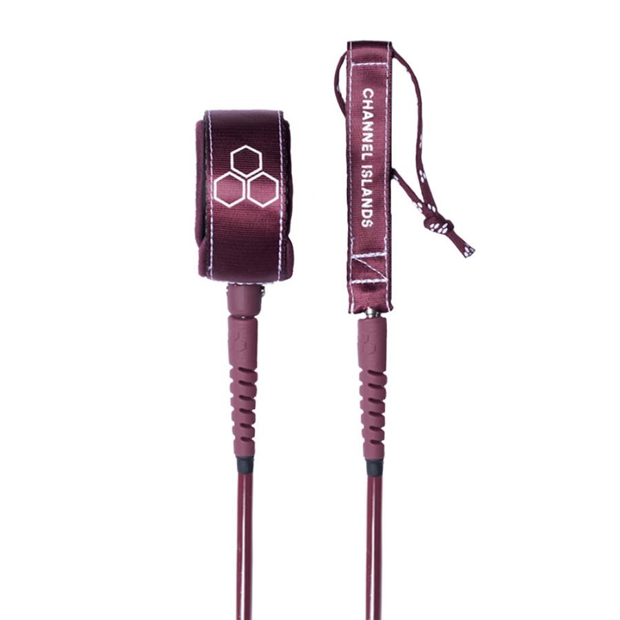 6.0 Michael February Comp Leash - Merlot Ocean