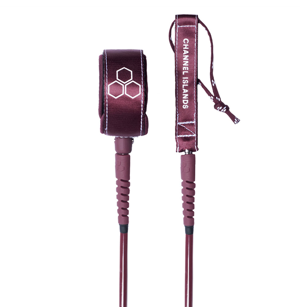 6.0 Michael February Everyday Leash - Merlot Ocean