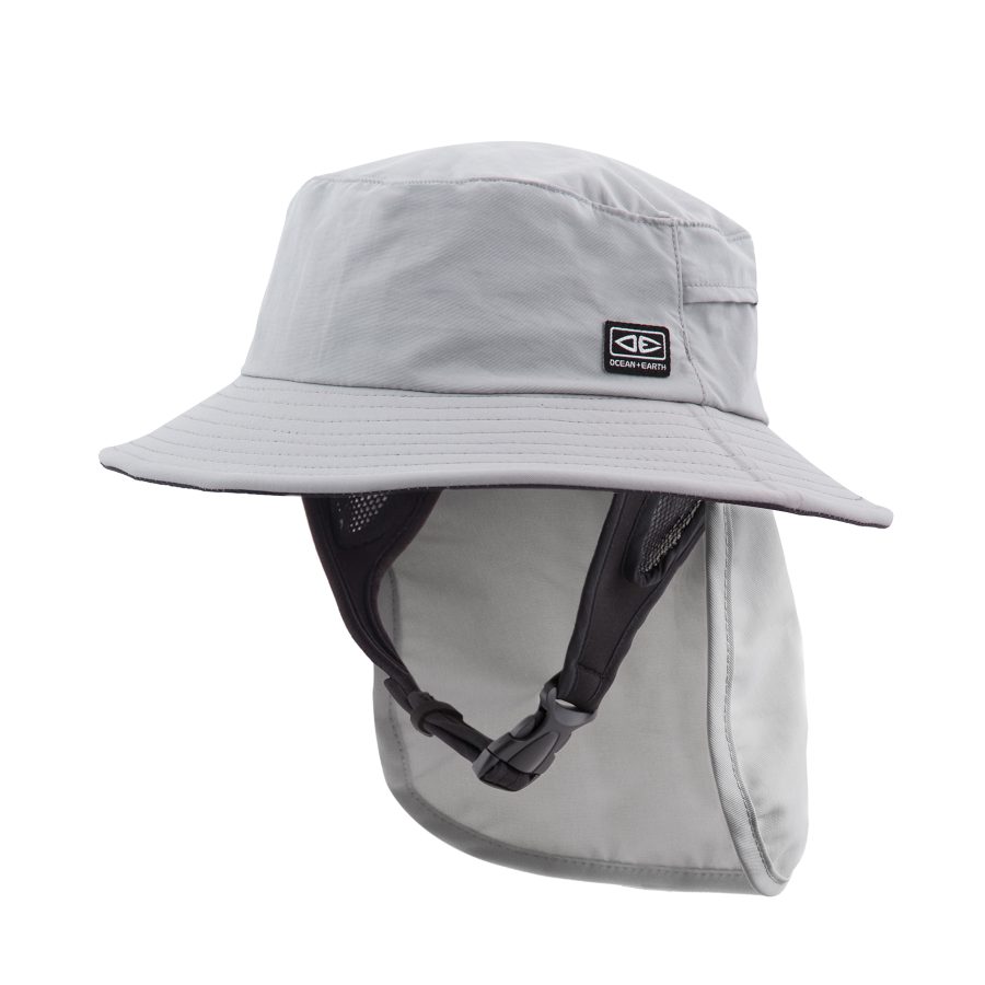 Indo Stiff Peak Surf Hat Grey
