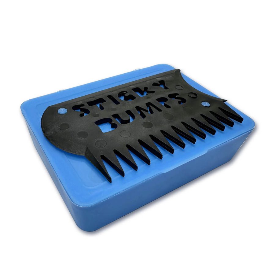 Sticky Bumps Wax Box & Comb - Blue (24 Units)