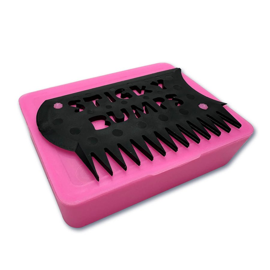 Sticky Bumps Wax Box & Comb - Pink (24 Units)
