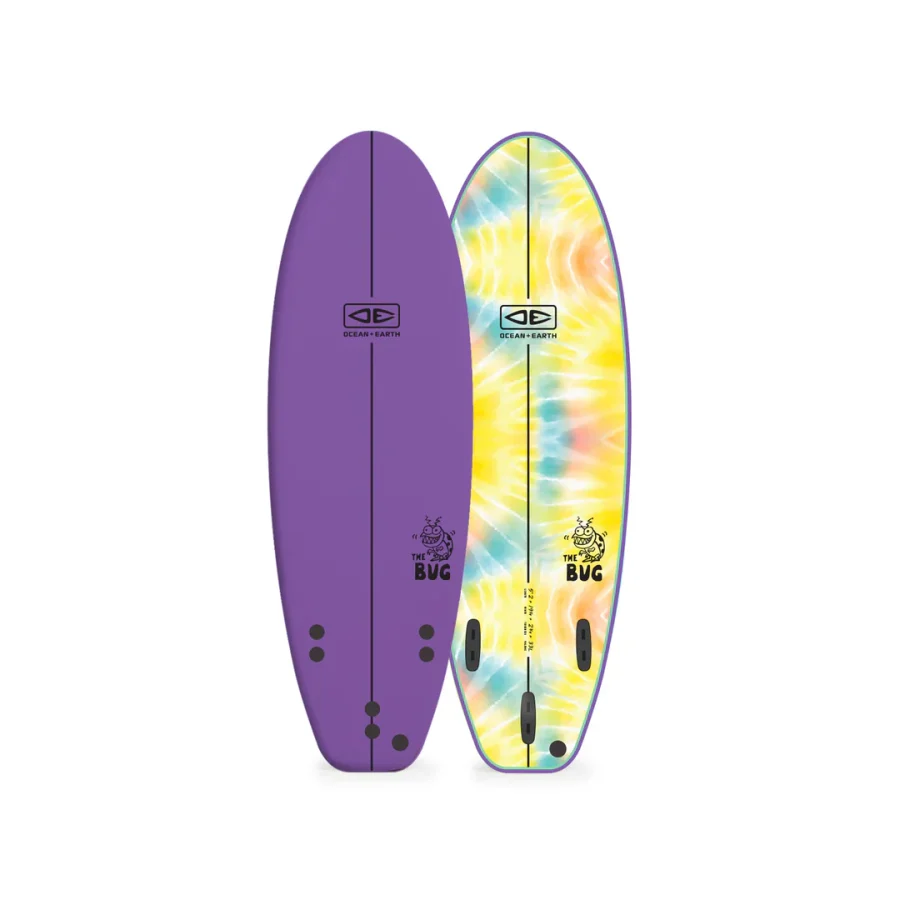 5'2 Bug Softboard – Purple