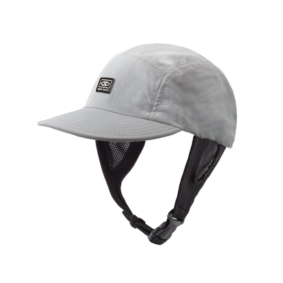 Indo 5 Panel Surf Cap - Grey