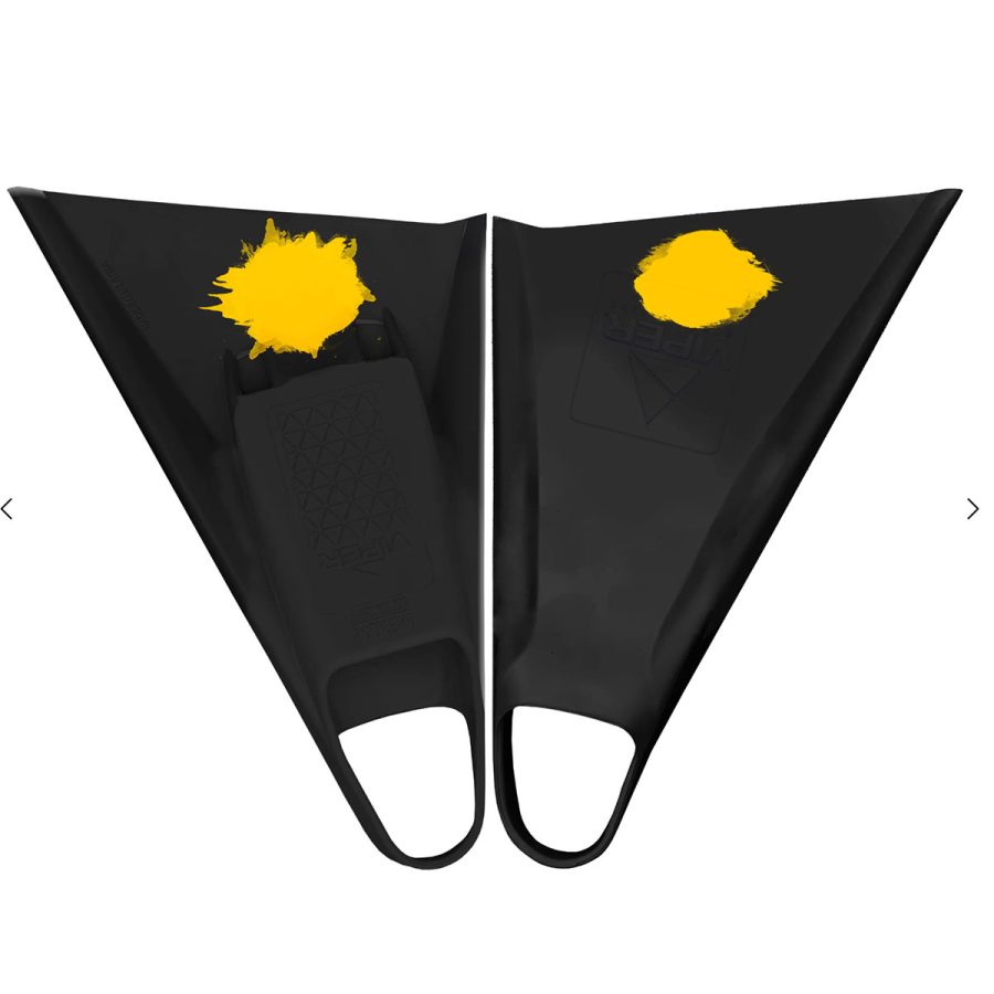 MS Viper Icon Bodyboard Fins Black Yellow