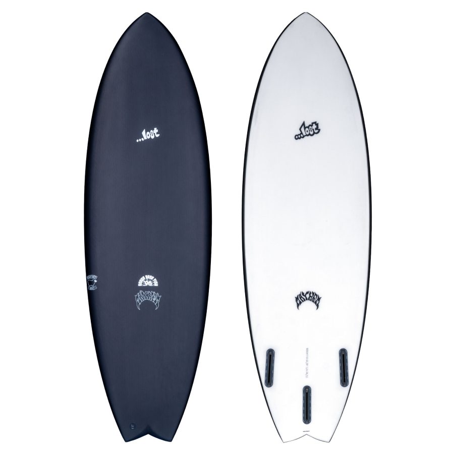 Lost - Round Nose Fish 1996 - Black Sheep - Thruster - Futures