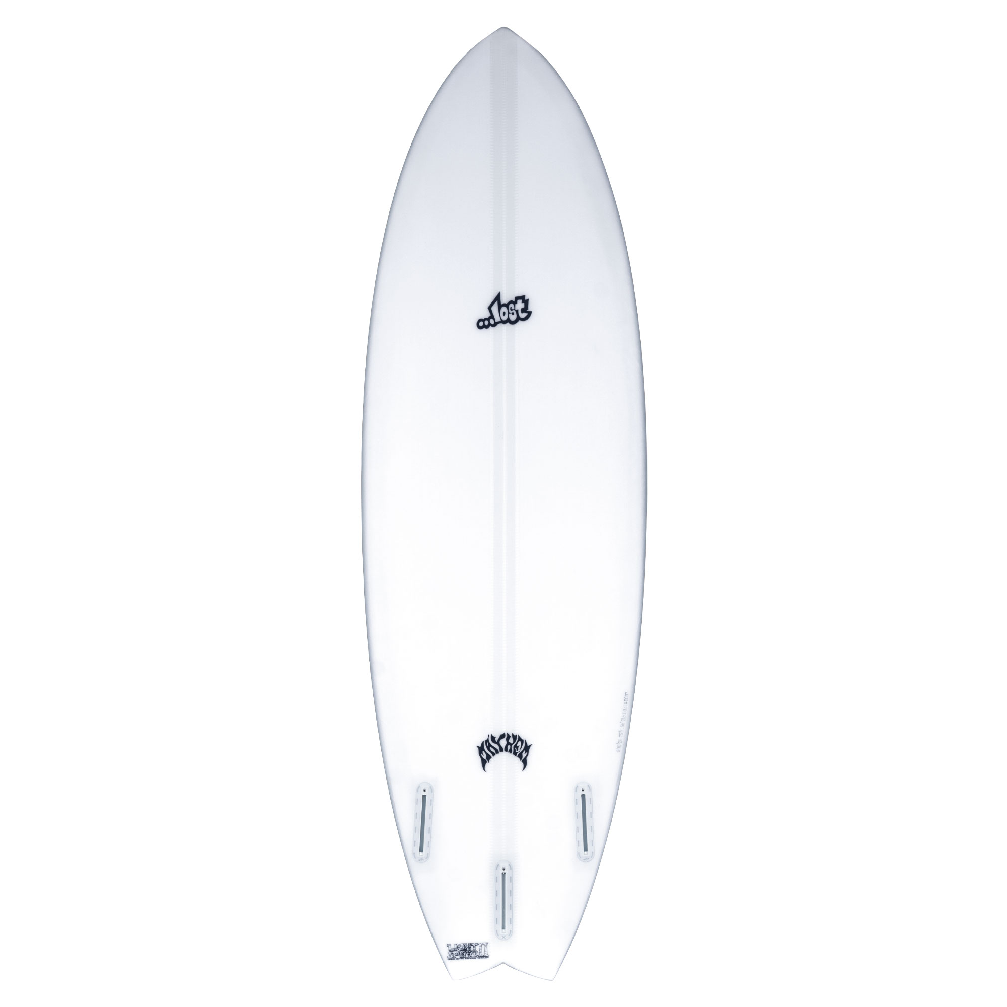 Lost - Round Nose Fish 1996 - Light Speed II - Thruster - Futures - Image 3